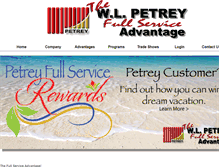 Tablet Screenshot of petrey.com